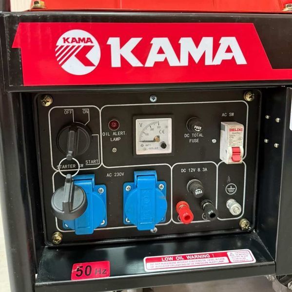 Generator pe motorină Kama 3 kW cu starter electric de &icirc;nchiriat